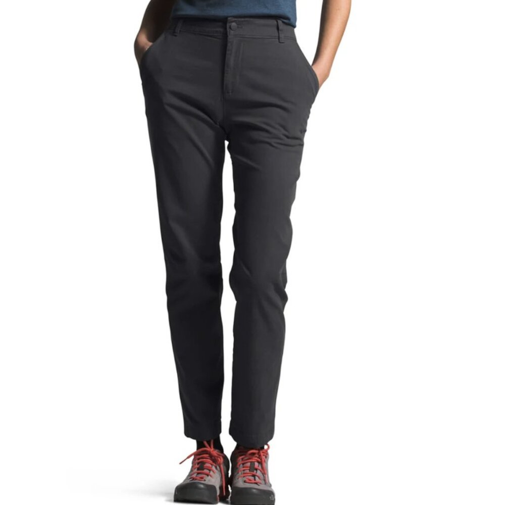EUC Women's THE NORTH FACE North Dome Mid-Rise Pant Asphalt Gray‎ | Size 4